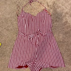 Hollister Striped Romper